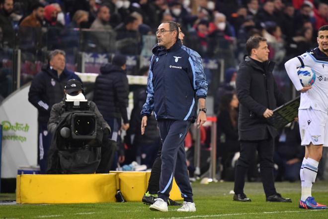 Sarri, entrenador de la Lazio (Foto: Cordon Press).