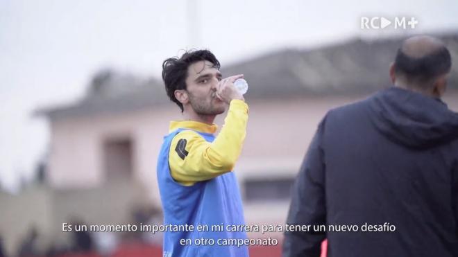 Clément Grenier, en una sesión con el Mallorca.