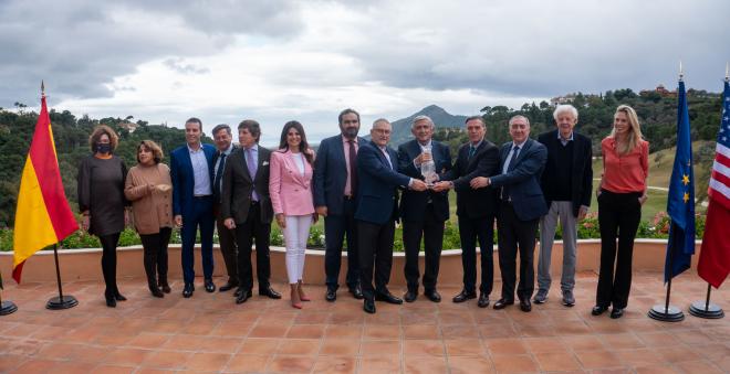 Presentación de la Junior Solheim Cup.