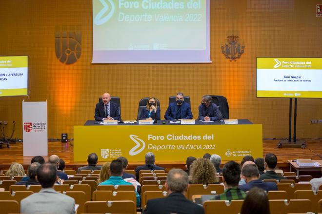 València celebra el Foro de las Ciudades del deporte con la participación de más de 20 ciudades
