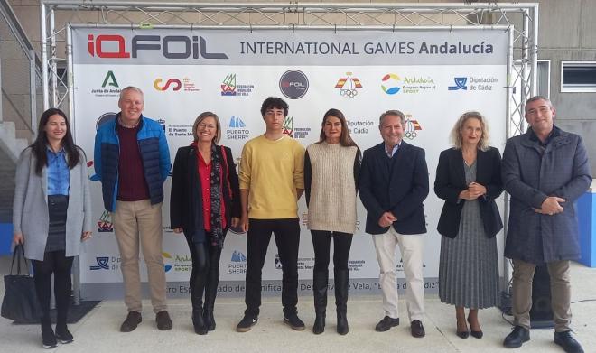 Autoridades presentes en el ‘International iQFOil Games Cádiz’.