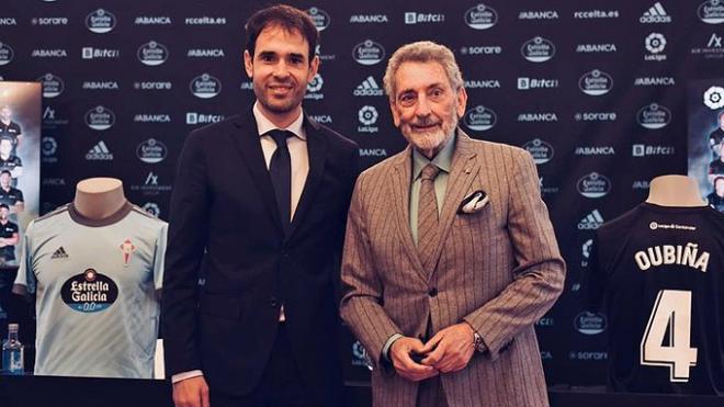 Borja Oubiña y Carlos Mouriño (Foto: RC Celta).