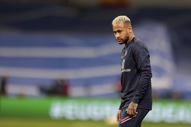 Neymar, en la visita del PSG al Real Madrid (Foto: Cordon Press).