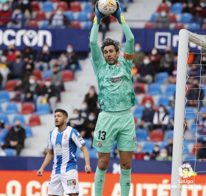 Diego López, ante el Levante (Foto: LaLiga).