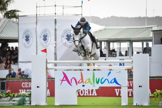 Penelope Leprevost, ganadora de la prueba de este domingo. (Foto: Moisés Basallote)