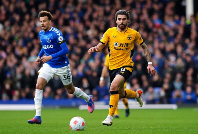 Ruben Neves, en el Everton-Wolverhampton (Foto: Cordon Press).
