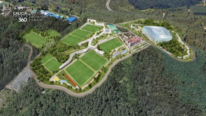 El plano del proyecto Galicia Sports 360 (Foto: RC Celta).