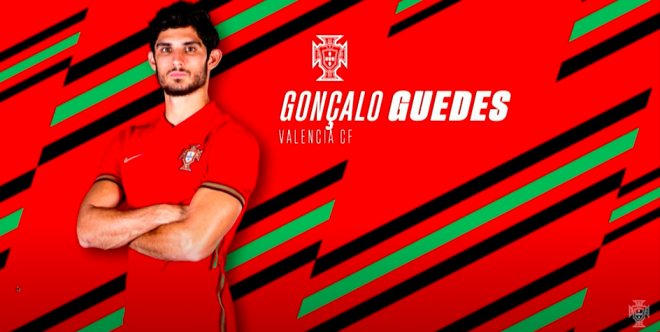 Guedes, convocado con Portugal.
