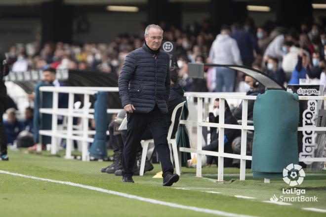 JIM, durante el Cartagena-real Zaragoza en Cartagonova (Foto: LaLiga).