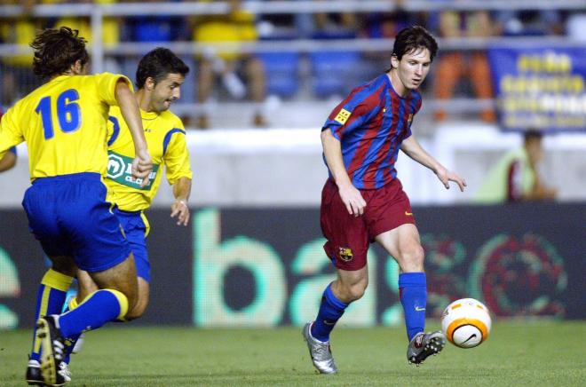 El primer partido de Leo Messi ante el Cádiz en Carranza (Foto: Cordon Press).