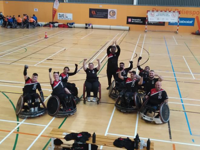 Tropiezo del CAAD Sevilla Quad Rugby en Granollers