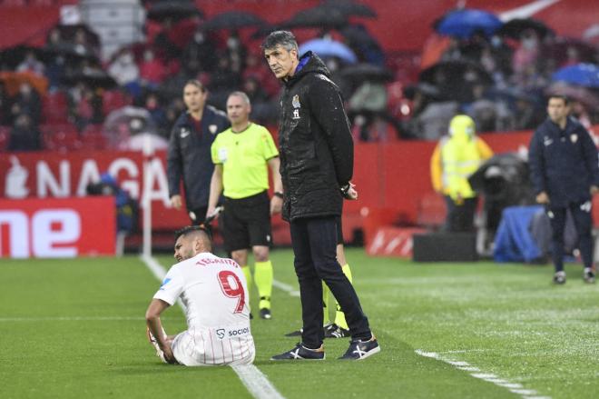 Imanol Alguacil, en una cita ante el Sevilla (Foto: Kiko Hurtado)..jpeg