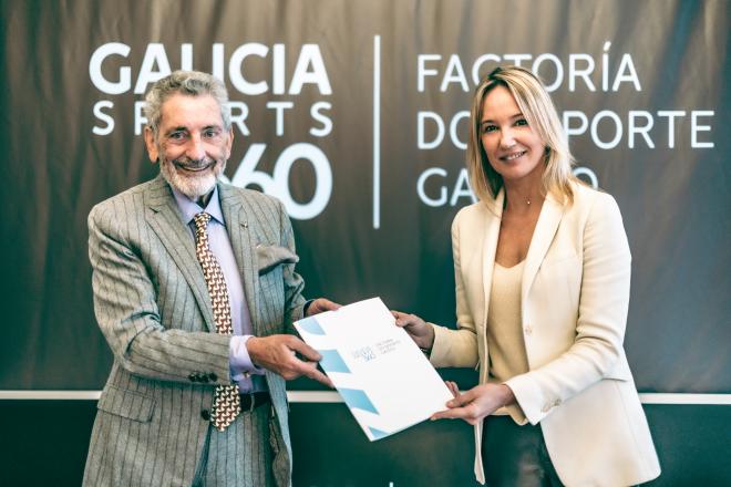 Carlos Mouriño y Marta Fernández-Tapias (Foto: RC Celta).