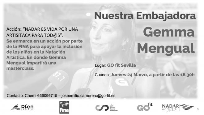 Gemma Mengual impartirá una masterclass en Sevilla.