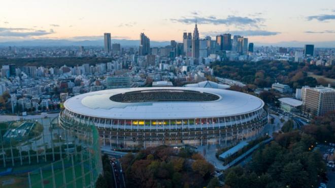 El nuevo Estadio Olímpico de Tokio, listo para los Juegos de 2020, al que se parecerá el Nou Mestalla (Foto: EFE)