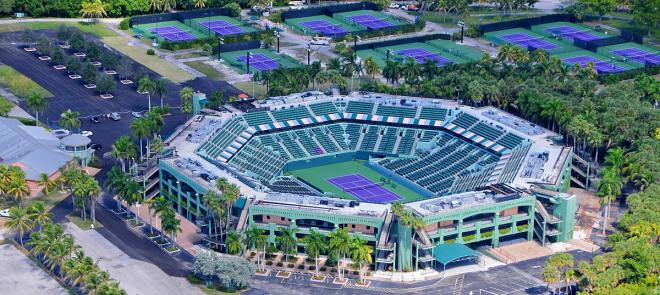 Instalaciones del Crandon Park Tennis Center de Miami (Foto: ATP).