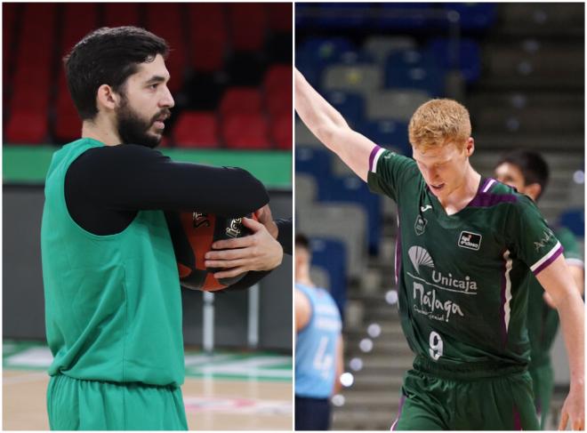 Pepe Pozas y Alberto Díaz, del Betis y del Unicaja.