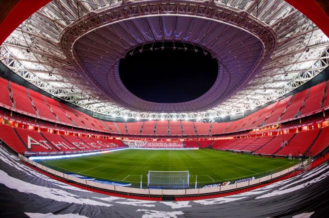 El estadio de San Mamés, en Bilbao, acogerá el Athletic - Real Valladolid de este domingo (Foto: Athletic Club).