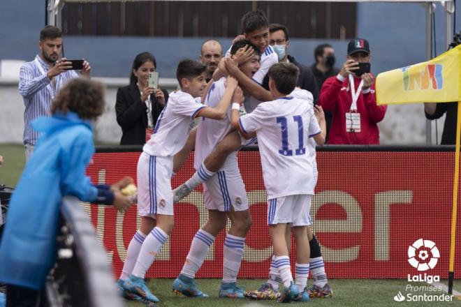 Imagen de la celebración del gol (Foto: LaLiga)