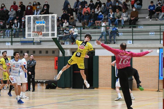 Pablo Soler, en el partido entre el Trops Málaga y el Cisne (Foto: Emilio Duarte).