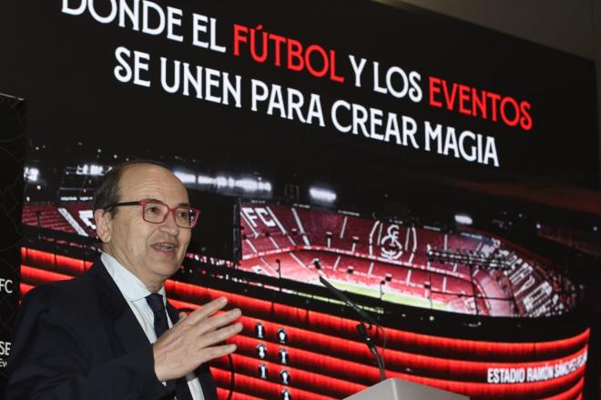 José Castro, en la presentación del Sevilla FC Events (Foto: Kiko Hurtado).