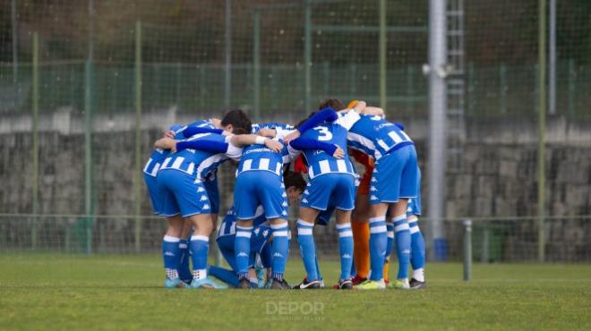 Imagen del equipo cadete del Dépor. (Foto: Deportivo de La Coruña)