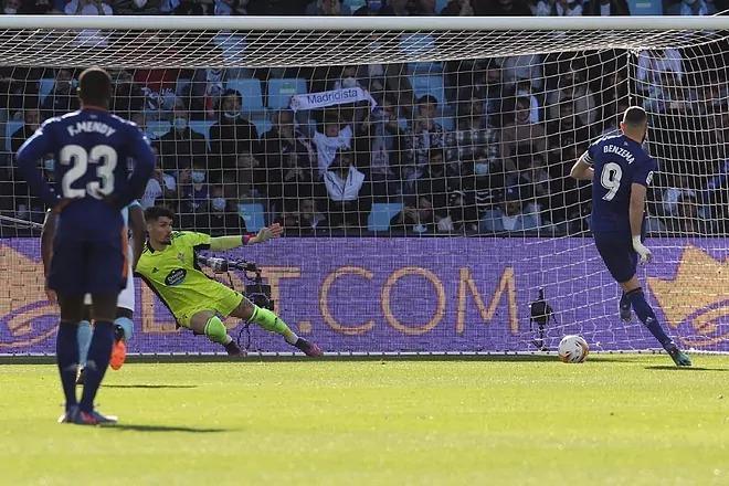 Dituro ante el Real Madrid en Balaídos (Foto: LaLiga).