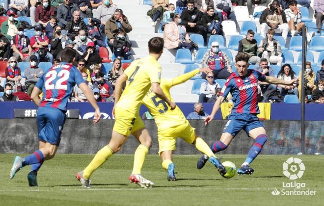 Pepelu, durante el Levante-Villarreal (Foto: LaLiga).