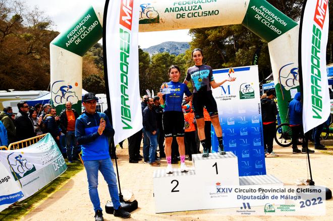 Desireé Moya, en el podio.