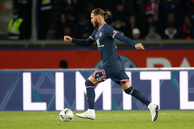 Sergio Ramos, con el PSG (Foto: EFE).