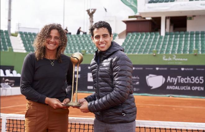 Jaume Munar y Mayar Serif, ganadores del AnyTech365 Andalucía Open.