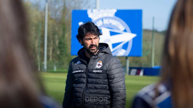 Miguel Llorente, entrenador del Dépor Abanca (Foto: RC Deportivo).