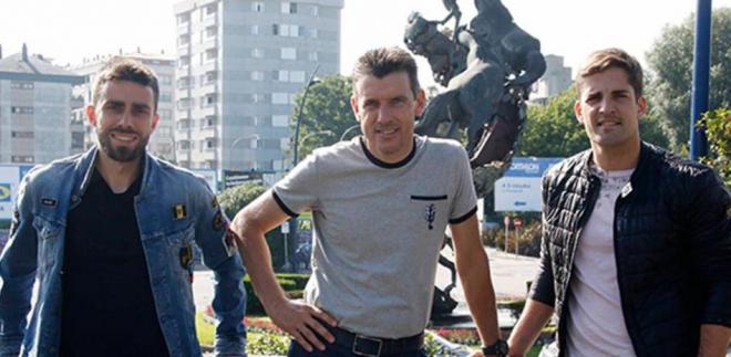 Rafa Pol, Unzué y Robert Moreno (Foto: RC Celta).