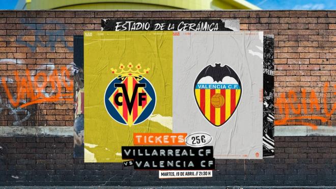 A la venta las entradas del Villarreal - Valencia.