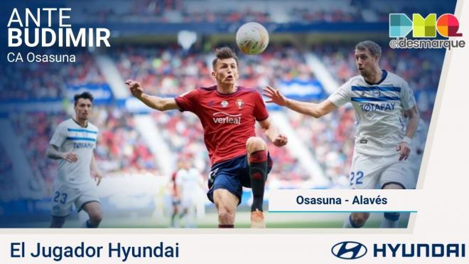 Budimir, Hyundai del Osasuna-Alavés.