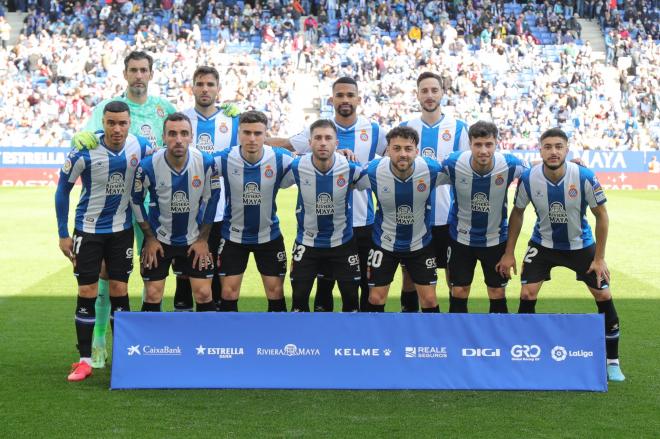 Once titular del Espanyol ante el Celta (Foto: RCDE).