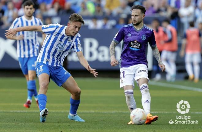 Iván Sánchez, con la pelota.