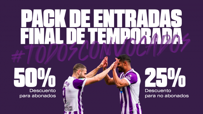 Promoción final de temporada. (Foto: Real Valladolid).