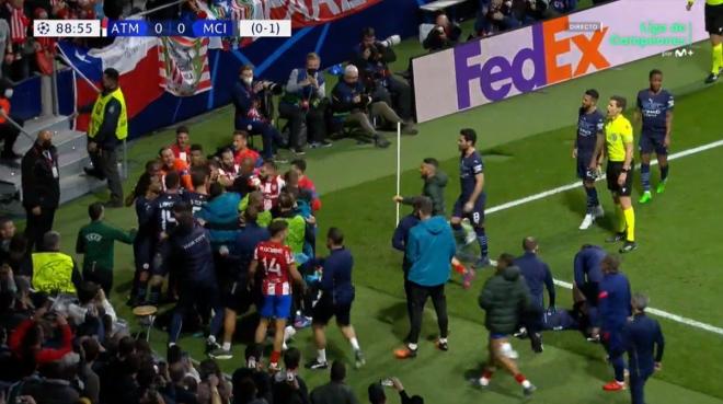 Tangana en el Atlético-Manchester City.