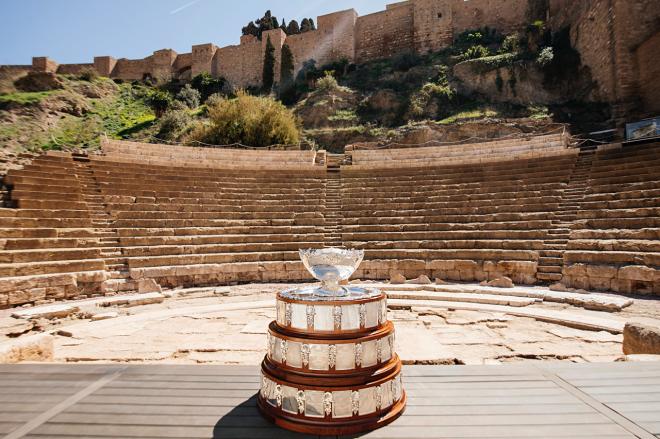 Copa Davis en el teatro romano
