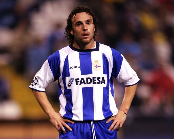 Sergio González jugando con el RC Deportivo (Foto: SER)