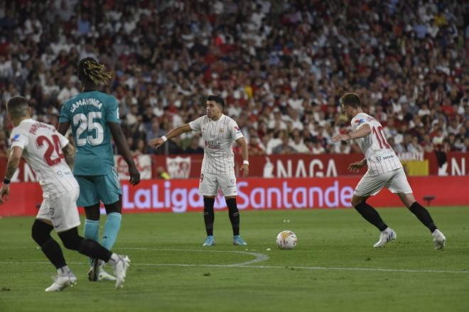 Ivan Rakitic celebra su gol al Real Madrid (Foto: Kiko Hurtado)
