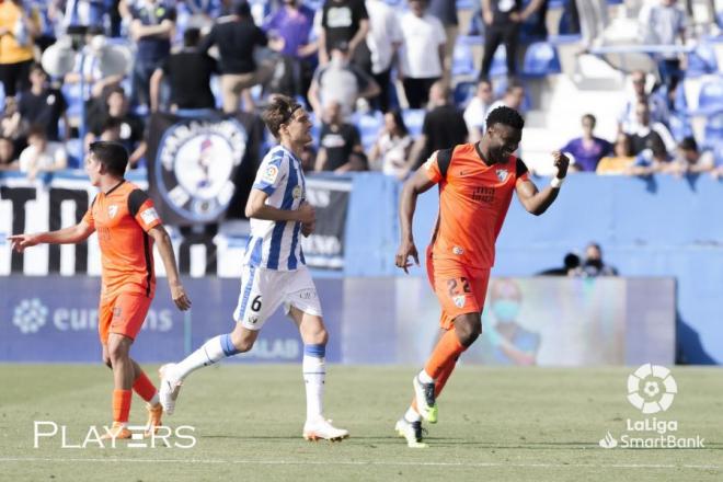 Sekou celebra su gol ante el Leganés (Foto: LaLiga).