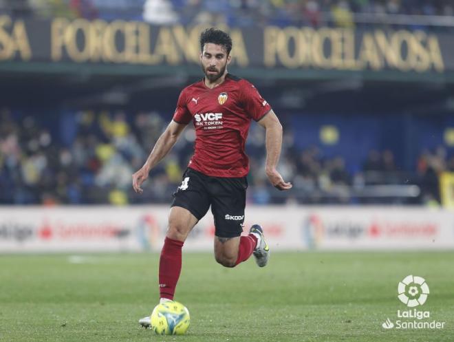 Cömert, durante el Villarreal-Valencia (Foto: LaLiga).