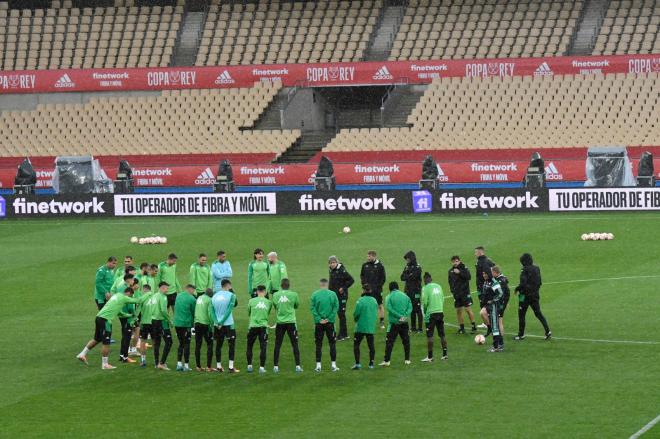 Imagen del entrenamiento en La Cartuja (foto: Kiko Hurtado).