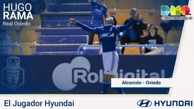 Hugo Rama, Jugador Hyundai del Alcorcón-Real Oviedo.