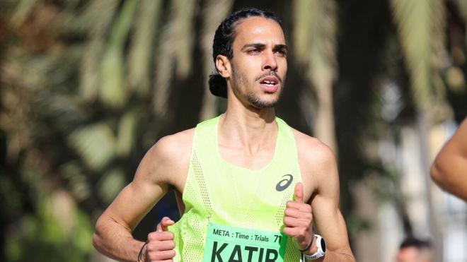 Mohamed Katir, en la competición organizada por Asics en Málaga (Foto: Asics).