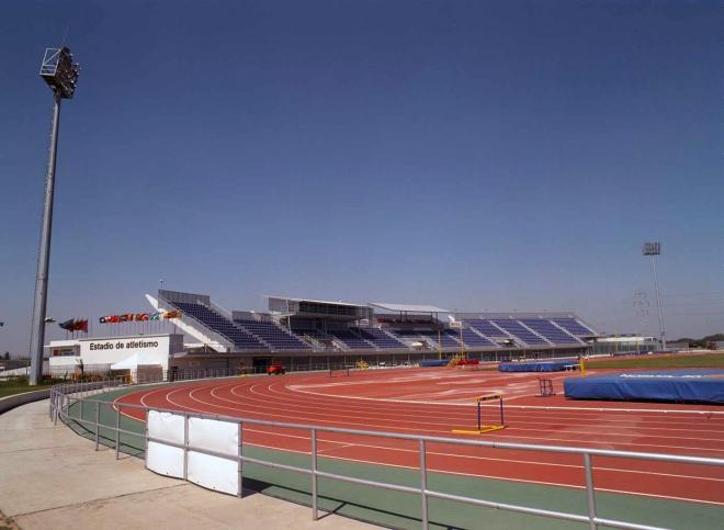 Imagen del estadio de Atletismo de Zaragoza