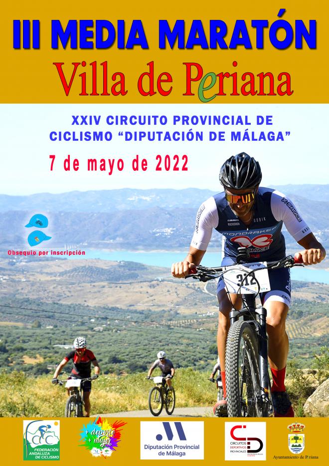 Cartel de la III Media Maratón de Periana.