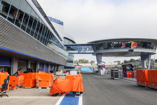 Imagen del montaje del Gran Premio de Jerez